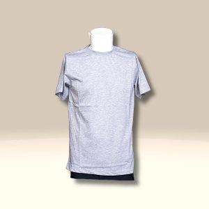 SUPREME SIFIR YAKA TİŞÖRT GRİ