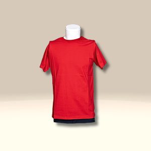 SUPREME SIFIR YAKA TİŞÖRT KIRMIZI