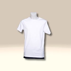 SUPREME SIFIR YAKA TİŞÖRT BEYAZ